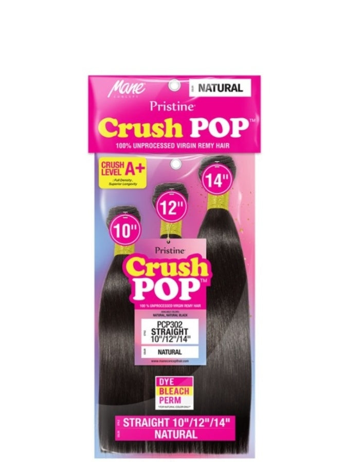 CRUSH POP 100% UNPROCESSED VIRGIN REMY HAIR