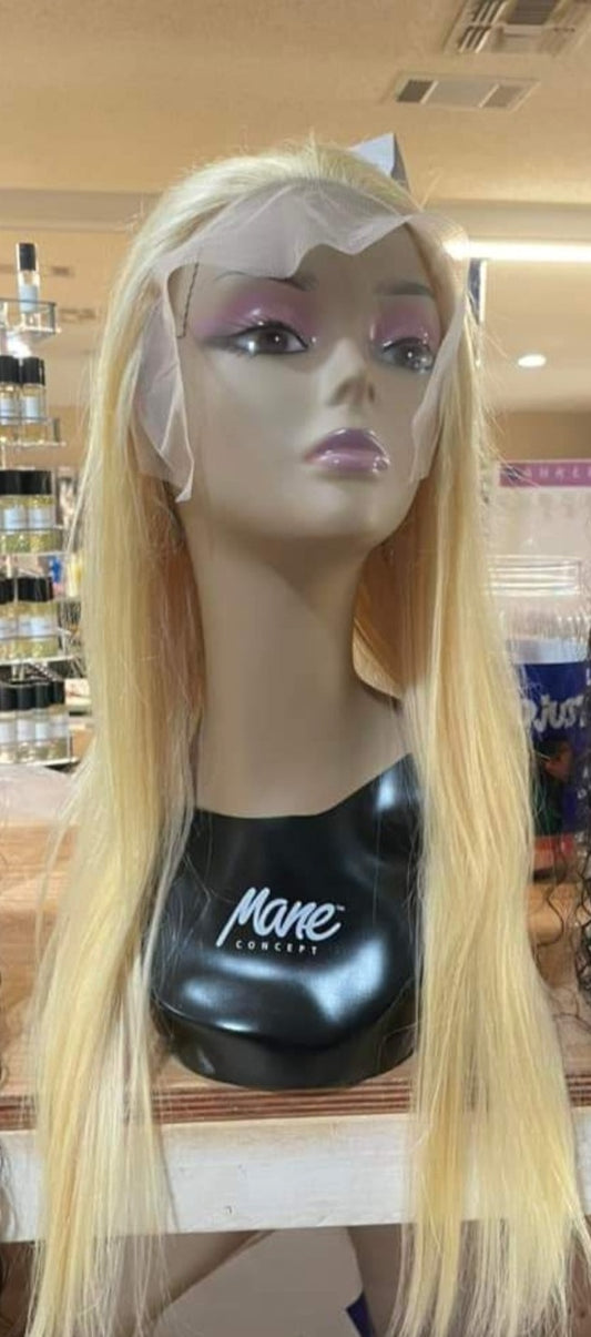 13x4 (Frontal) Human Straight Wig 613